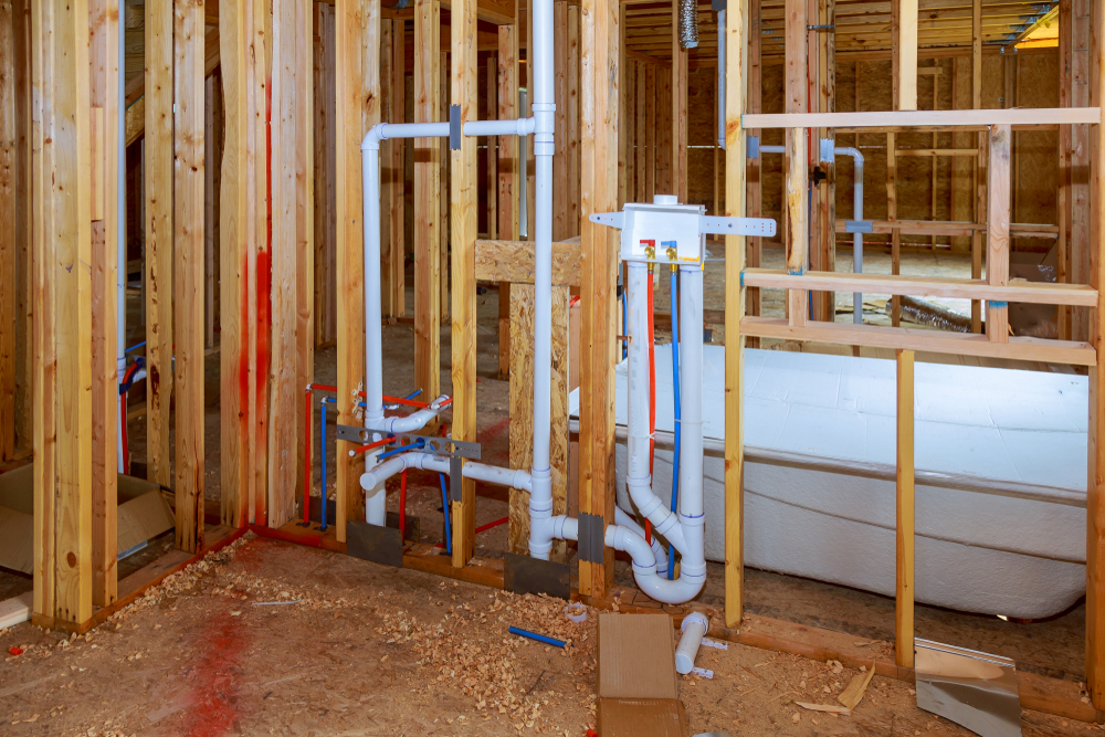 New Under Construction Bathroom Interior